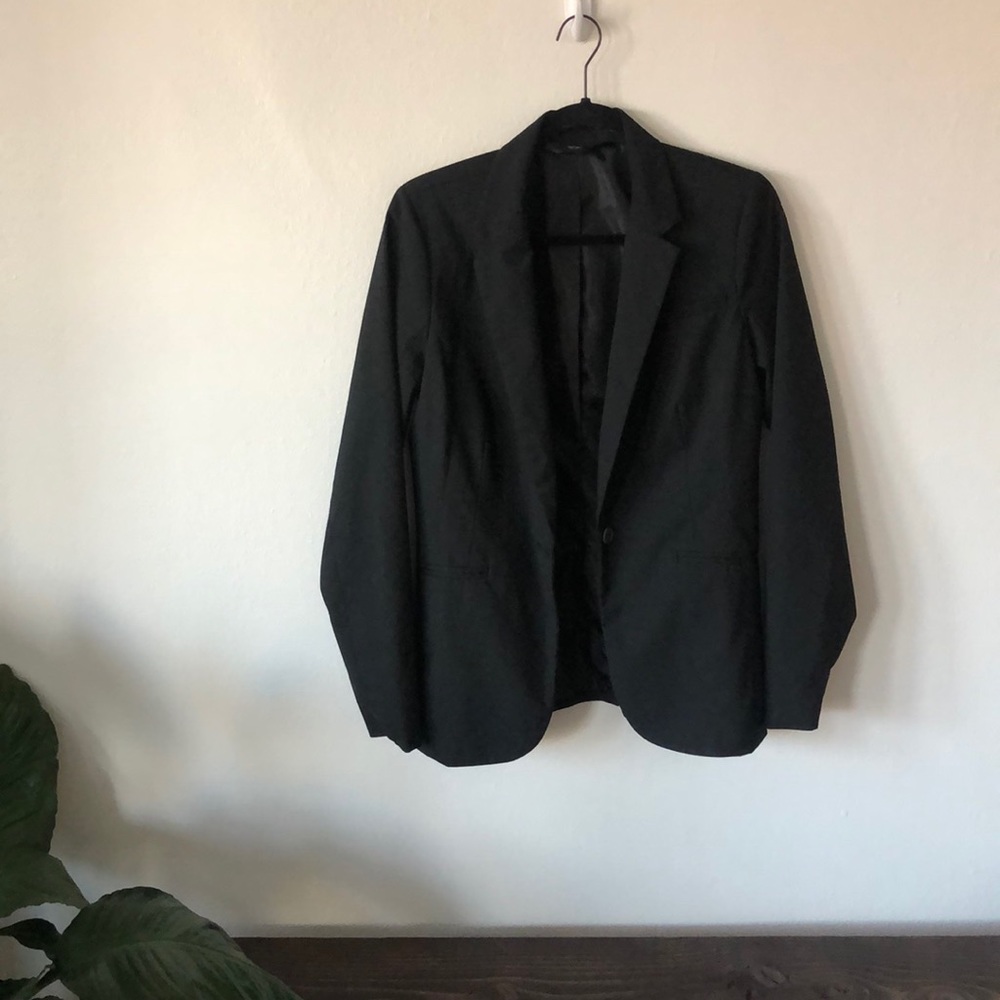 Black Slim Fit Massimo Blazer